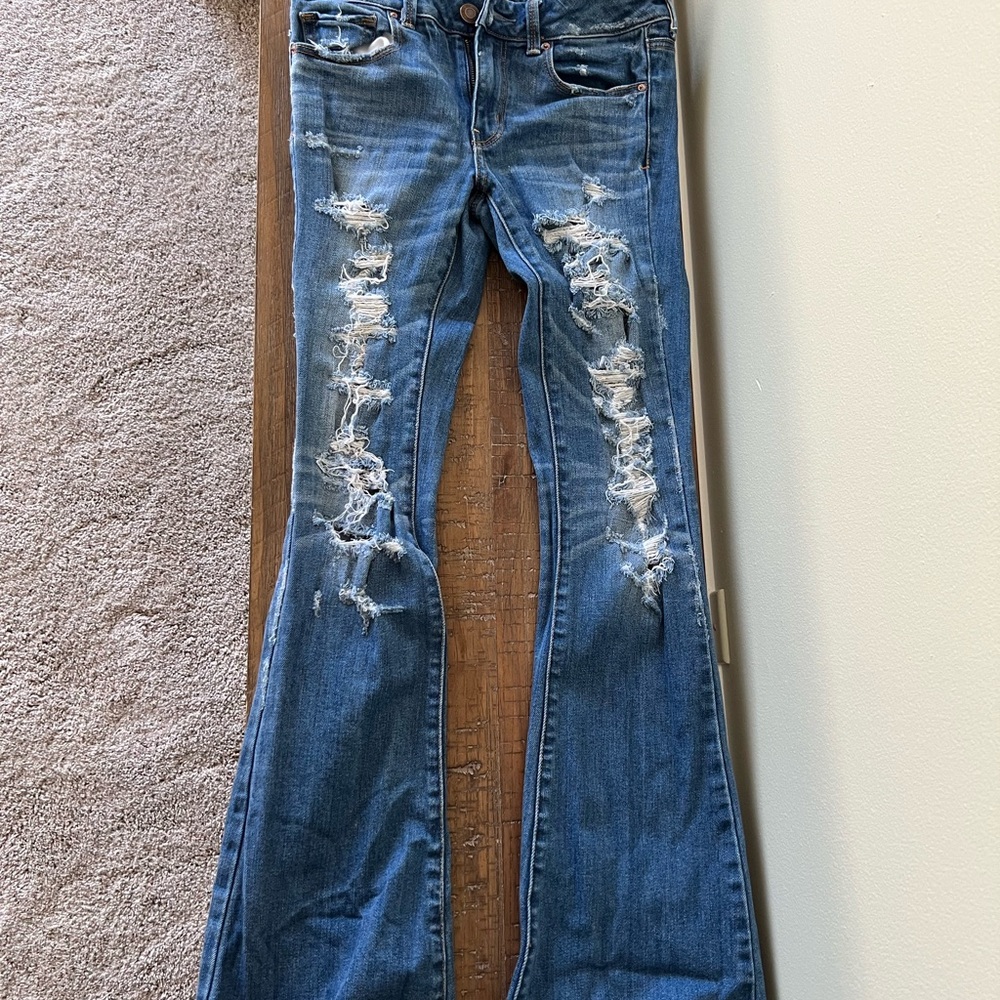 American Eagle Boho Artist Flare Jeans